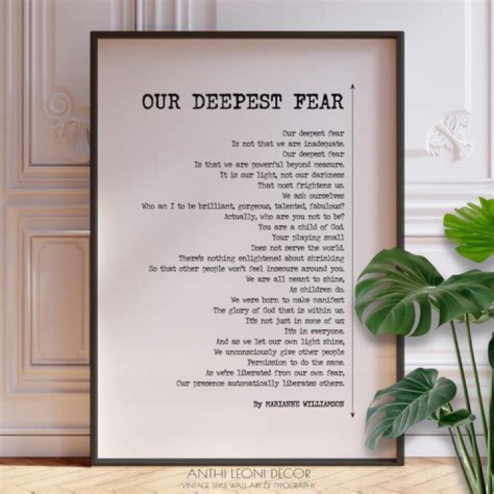 Our deepest fear - How To Discuss